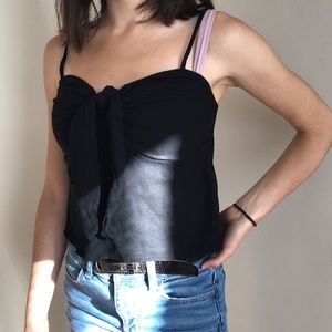 NEW Brandy Melville Black Knot Tank Top